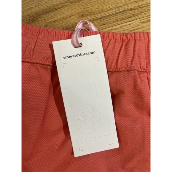 Vineyard Vines Girls Size XS (5-6) Just Peachy Twill Pull On Shorts NWT - Picture 4 of 7